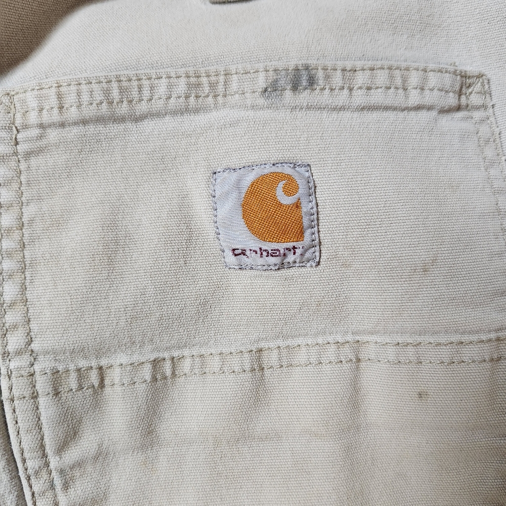 Carhartt 34x34 Tan Work Pants - Gem